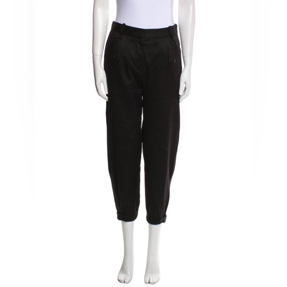 Nili Lotan Cropped Jogger Pants - Picture 1 of 9